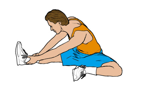 hamstring stretches pictures